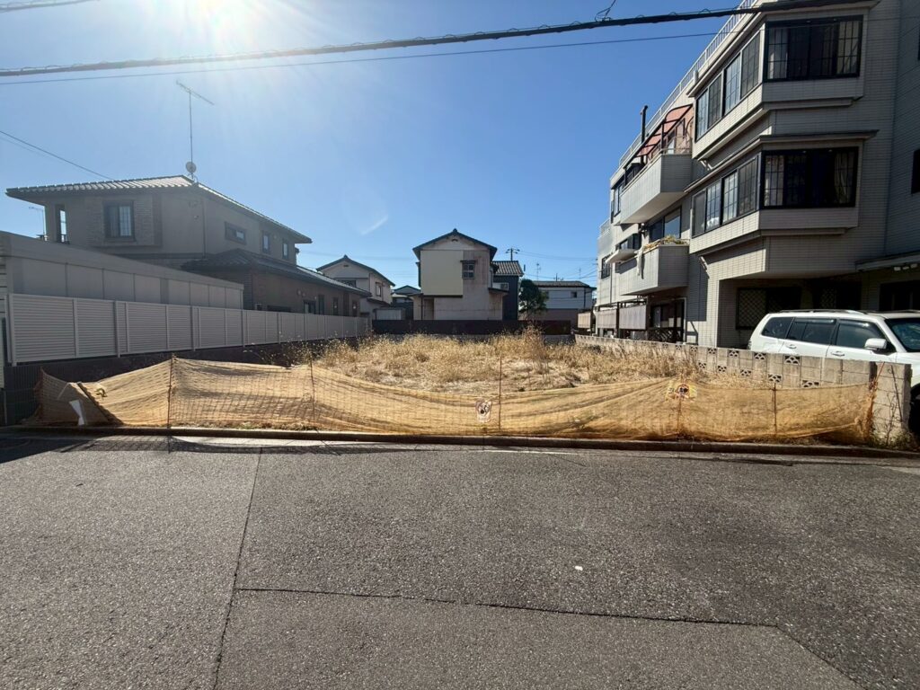 千葉県千葉市中央区東本町の土地外観