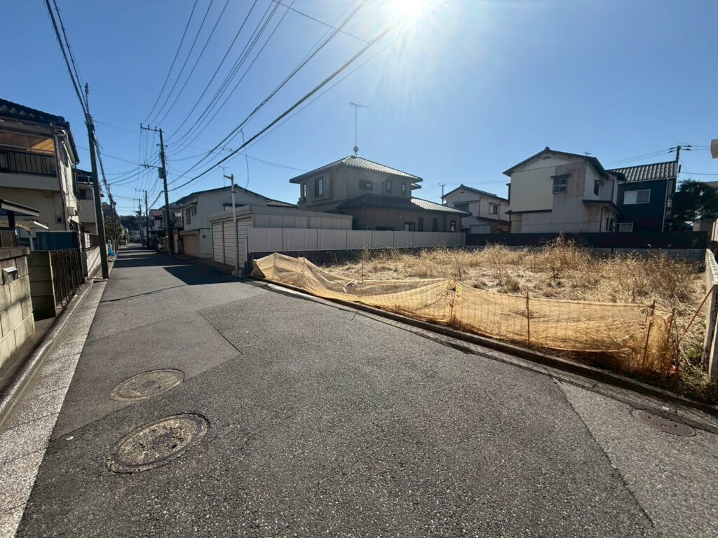 千葉県千葉市中央区東本町の土地外観